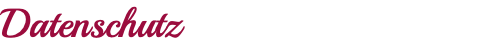 Datenschutz